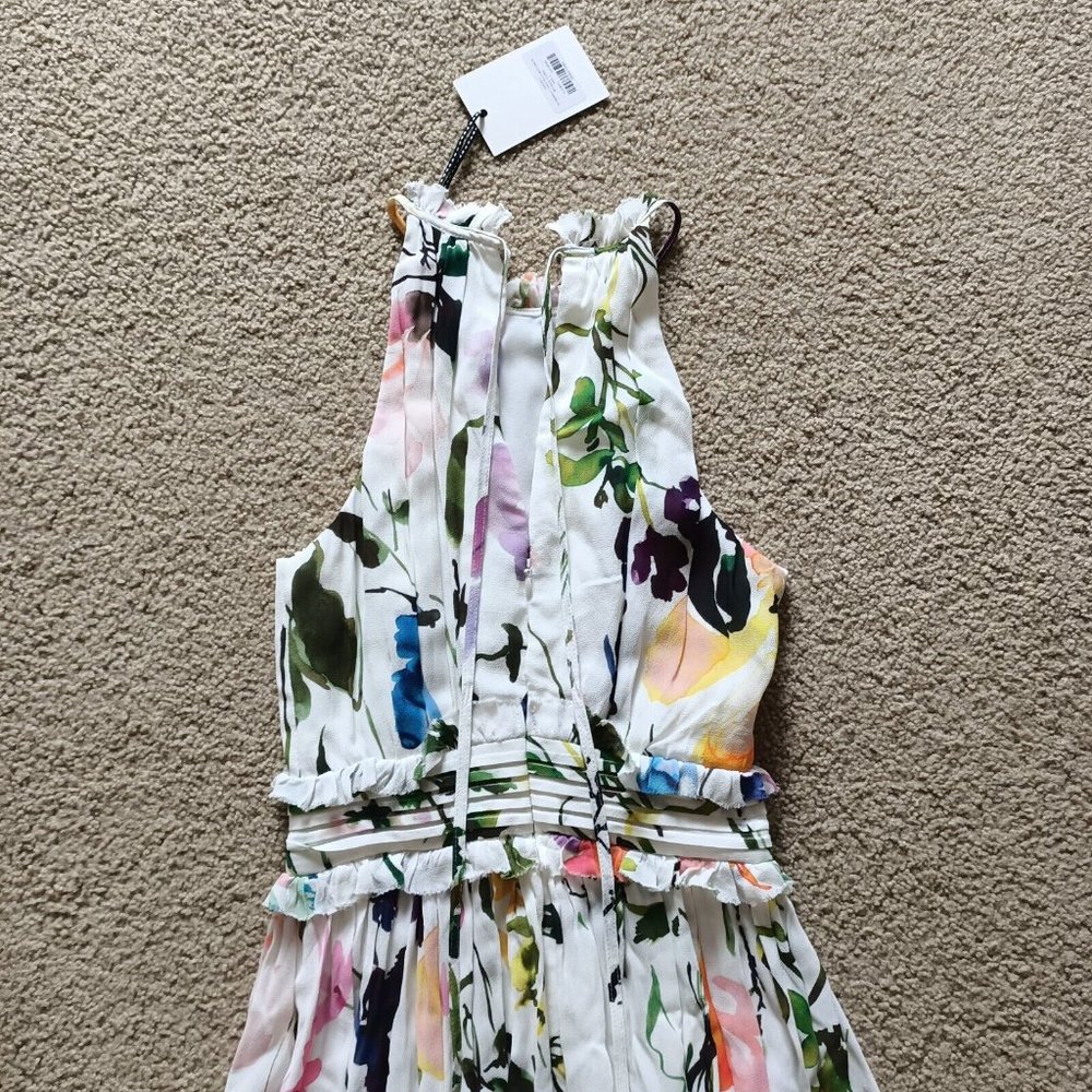 BNWT Aje Introspect High Neck Midi Dress - Size AU 4 / US 0 - Picture 6 of 14